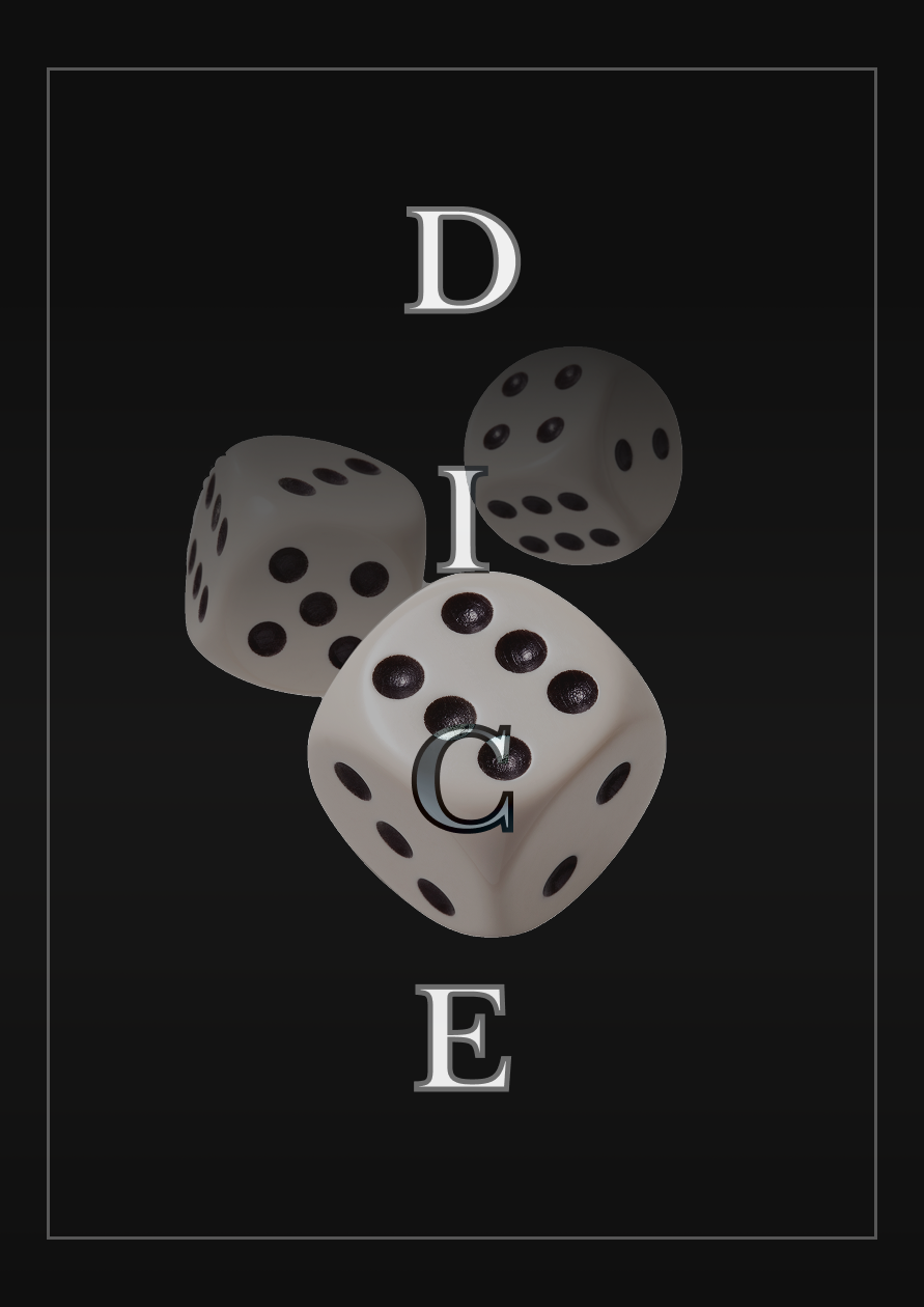 주사위 게임 페이지 이동 버튼 포스터