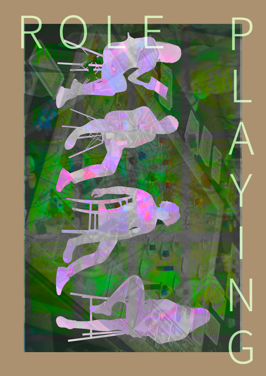 롤플레잉 게임 페이지 이동 버튼 포스터